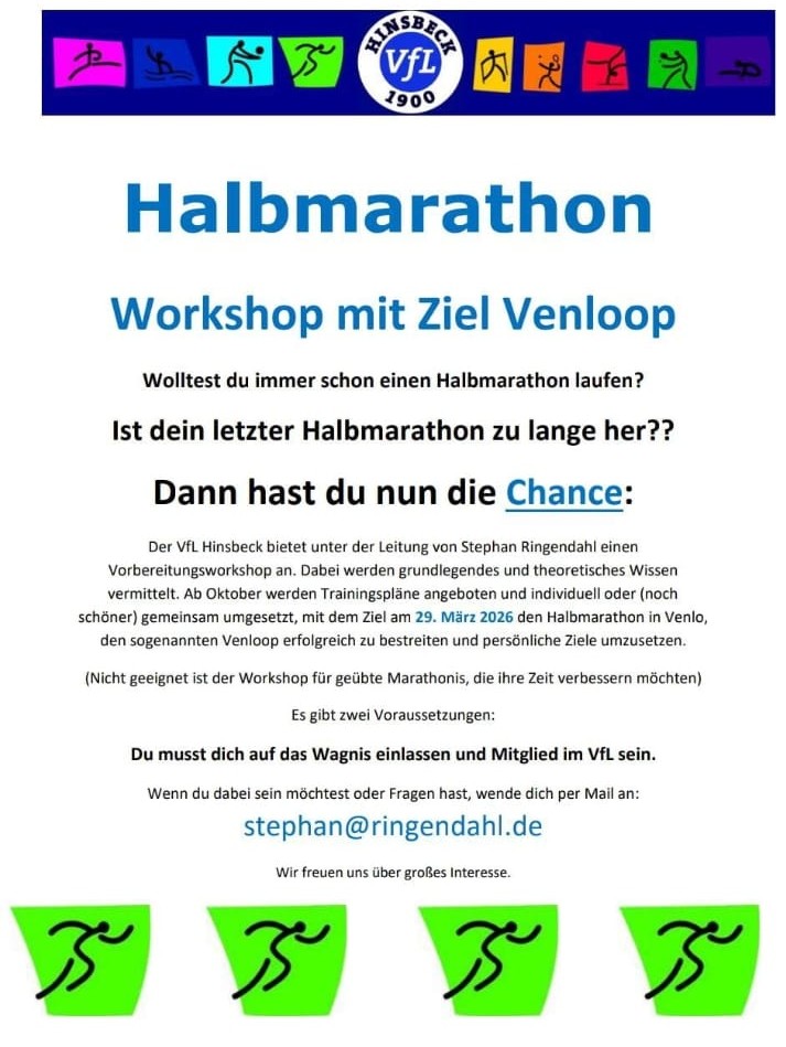 Workshop Halbmarathon